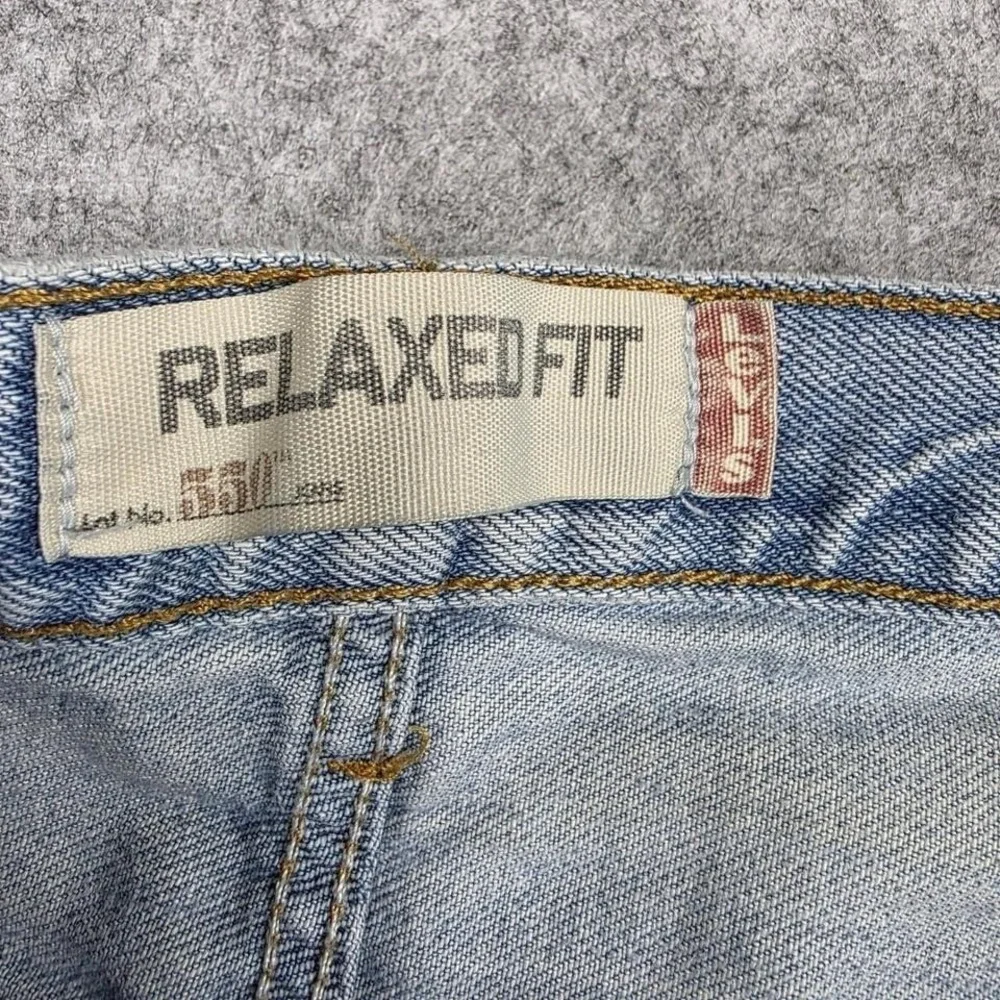 Levi's Jeans Mens 36x29‎ Blue Relaxed Fit Light Wash